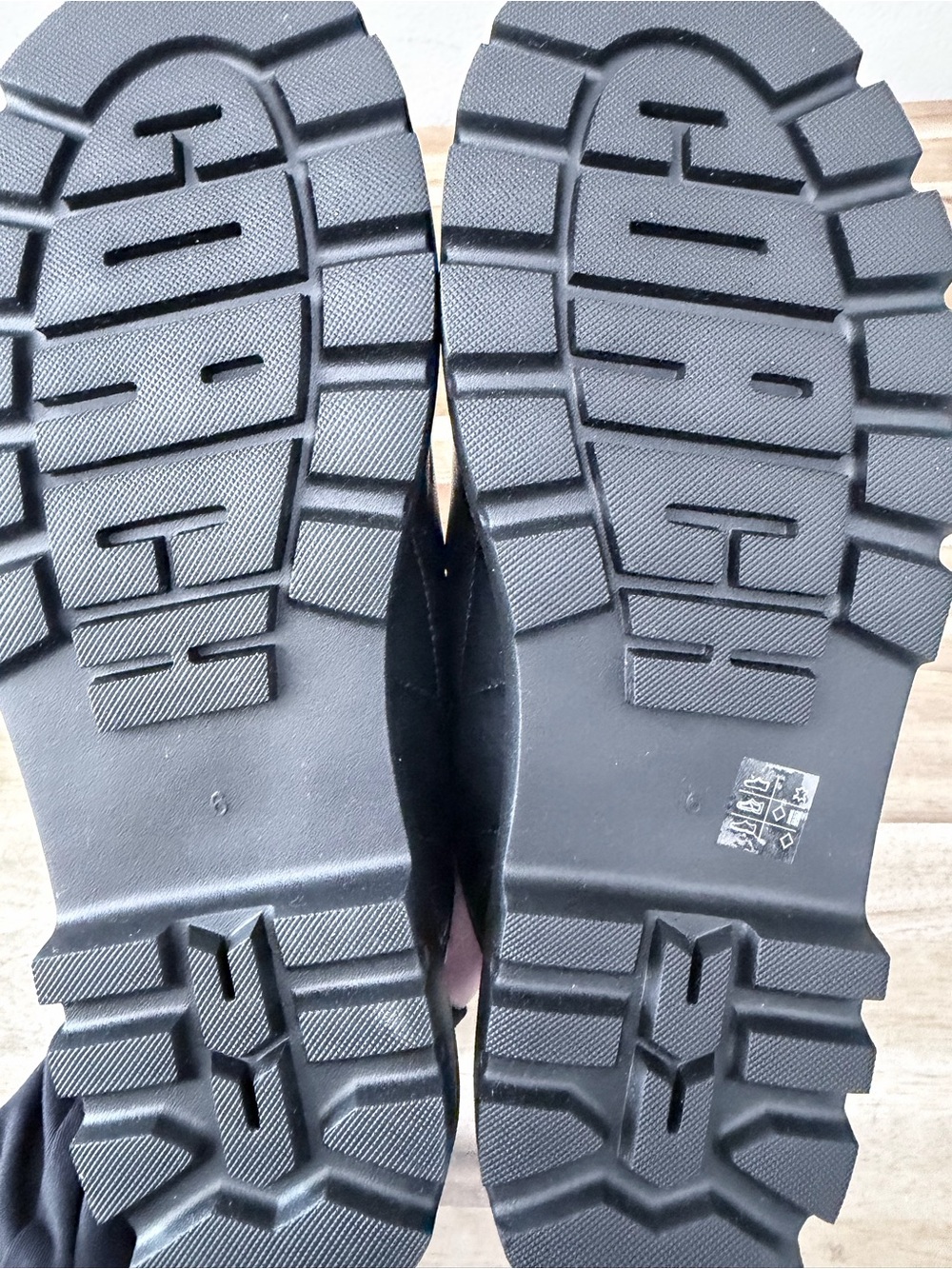 Coach Quilted Black Leather Slip-On Clogs - Picture 2 of 2